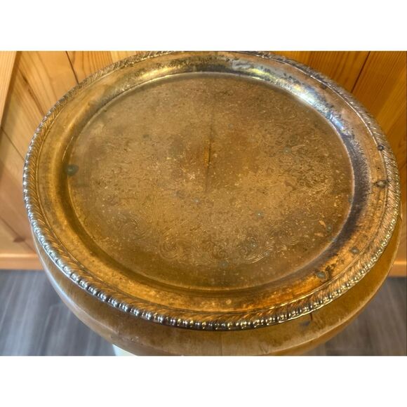 International Silver Co. Round Silver Plate (5702) - Picture 3 of 7